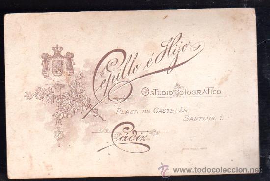 Antique Photography: FOTOGRAFIA DE CEPILLO E HIJO - CADIZ