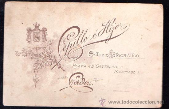 Antique Photography: FOTOGRAFIA DE CEPILLO E HIJO - CADIZ