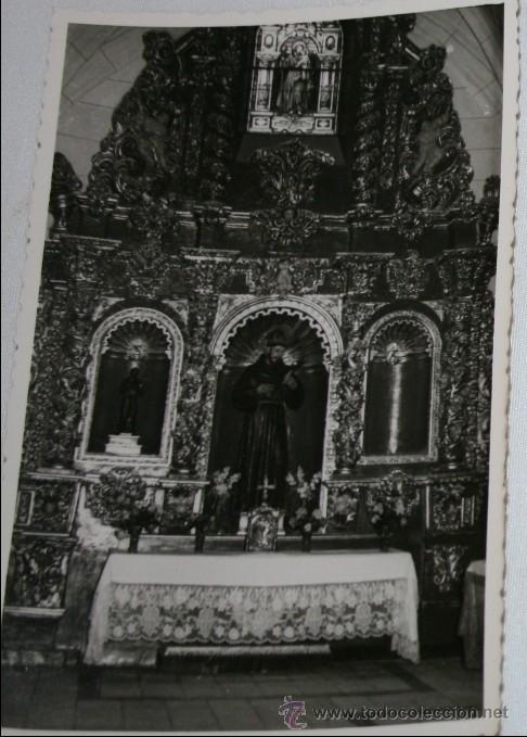 Fotografia antica: FOTOGRAFIA ANTIGUA - ALTAR DE SAN FRANCISCO