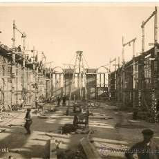 Fotografía antigua: FOTOGRAFÍA CONSTRUCCIÓN EN BARCELONA DE FECHA 25-XI-1913