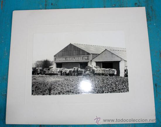 Fotografia antica: PRECIOSA FOTOGRAFIA DE UNA FABRICA DE FERTILIZANTES EN DONEGAL - IRLANDA - DONEGAL FERTILISERS LTD -