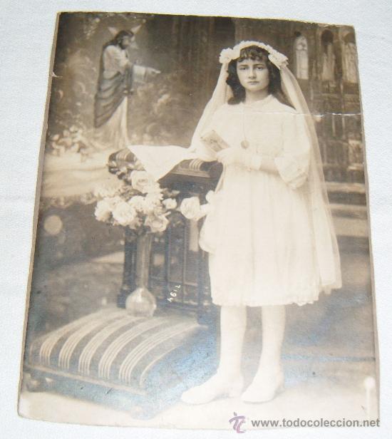 Antique Photography: fotografia antigua ni&ntilde;a de comunion
