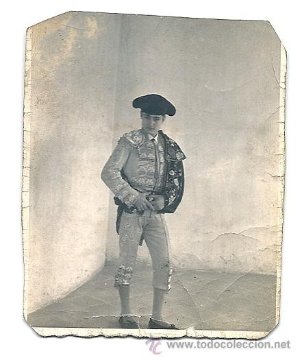 Fotografia antiga: 7367D - JOSE RUEDA CORTES ANTIGUA FOTOGRAF&Iacute;A TAURINA - 8,5 X7 CM