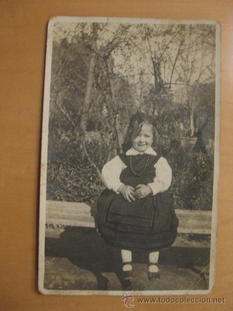 Fotograf&iacute;a antigua: POSTAL FOTOGRAFICA NI&Ntilde;A CON TRAJE REGIONAL. AE-654