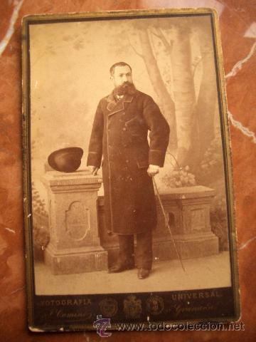 Fotografia antica: Antigua alb&uacute;mina de gabinete J. Camino