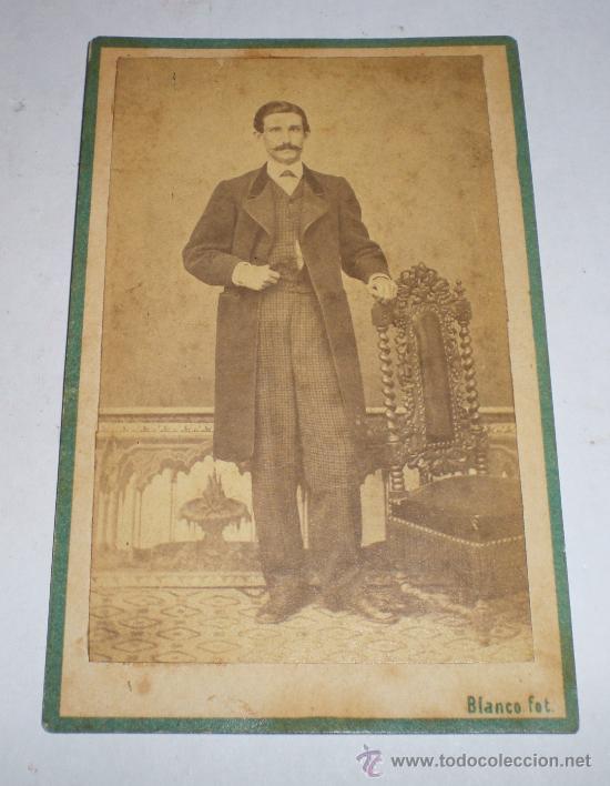 Fotografia antica: Antigua Fotograf&iacute;a (S.XIX), FOT&Oacute;GRAFO BLANCO - CADIZ