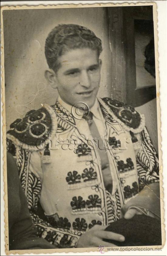 Fotografia antica: POSTAL FOTOGRAFICA ORIGINAL DEL TORERO DE CASTELLON ZABALZA