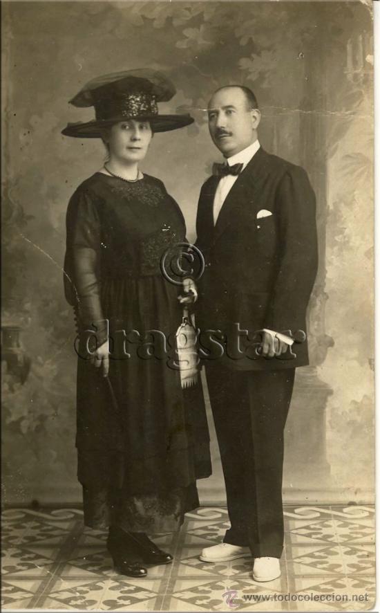 Fotografia antica: POSTAL FOTOGRAFICA ORIGINAL PAREJA DE CASTELLON