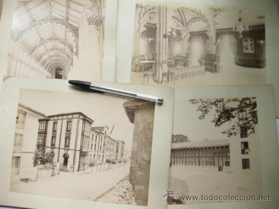 Fotografia antica: 4 FOTOGRAFIAS ANTIGUAS DEL GRAN HOTEL DEL BALNEARIO DE ONTANEDA. CANTABRIA