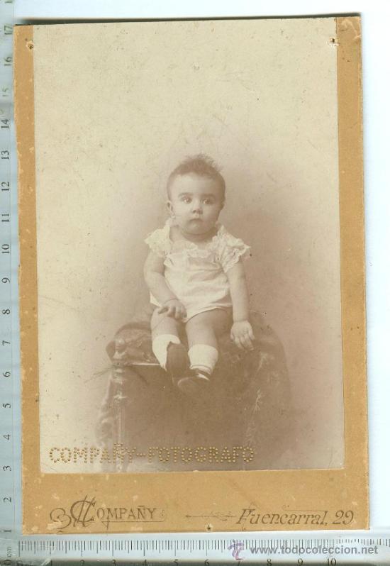 Fotograf&iacute;a antigua: FOTOGRAFIA  RETRATO DE UNA NI&Ntilde;A PEQUE&Ntilde;A  . FOTO COMPA&Ntilde;Y. FUENCARRAL