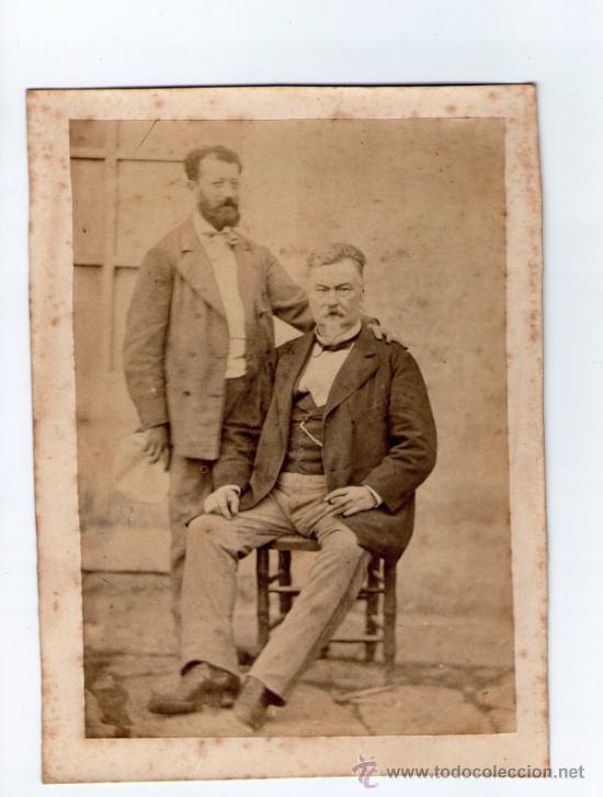 Antique Photography: Retrato sin datos, 1880's. Alb&uacute;mina sobre cartulina, 15x12 cm.