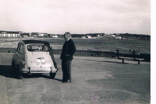 Fotograf&iacute;a antigua: SEAT 600 DESCAPOTABLE. PRIMERA EPOCA