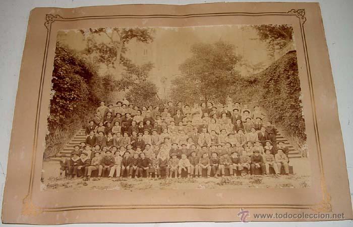 Fotografia antica: ANTIGUA FOTO ALBUMINA FINALES SIGLO XIX DE EL COLEGIO NUESTRA SE&Ntilde;ORA DEL RECUERDO, DE CHAMARTIN DE L