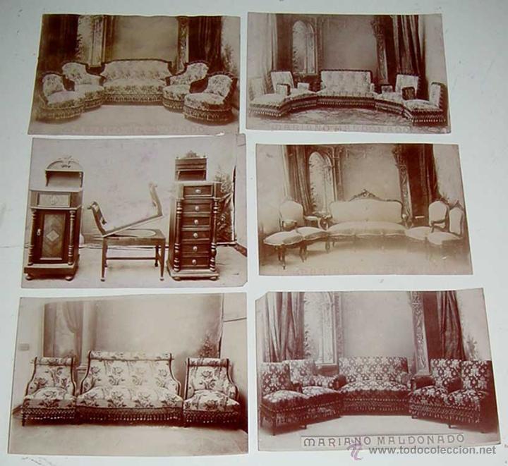 Antique Photography: 12 ANTIGUAS FOTOGRAFIAS ALBUMINA, CATALOGO DE FABRICA DE MUEBLES MARIANO MALDONADO - FINALES DEL SIG