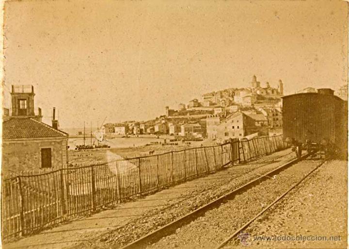 Fotografia antica: ANTIGUA FOTOGRAFIA ALBUMINA POSIBLEMENTE DE MALAGA, FINALES DEL SIGLO XIX - MIDE 28 X 22 CMS. INCLUY