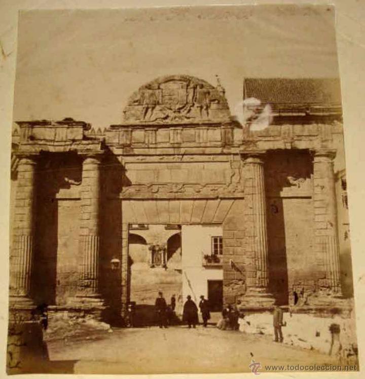 Fotografia antica: ANTIGUA FOTOGRAFIA ALBUMINA DE CORDOBA - MIDE 21,5 X 18,4 CMS. - VISTA GENERAL