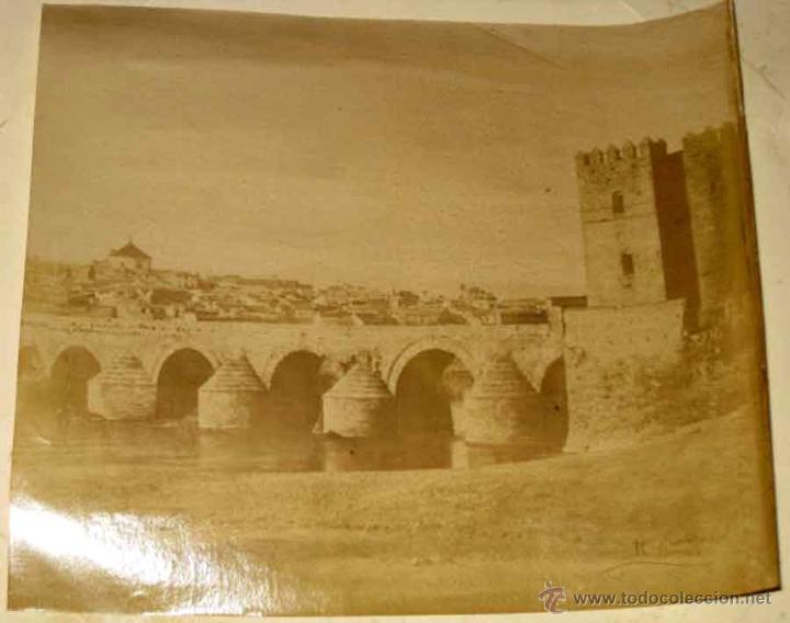 Fotografia antica: ANTIGUA FOTOGRAFIA ALBUMINA DE CORDOBA - MIDE 21,5 X 18,4 CMS. - VISTA GENERAL