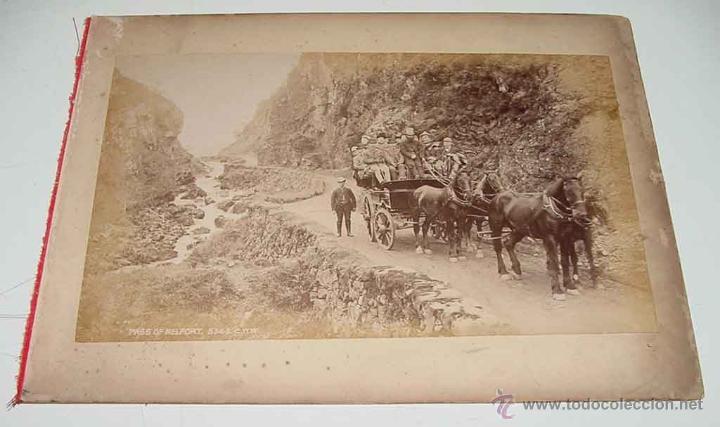 Fotografia antica: 1880 FOTOGRAF&Iacute;A ANTIGUA ALB&uacute;MINA APROX. ESCOCIA, PASS OF OF MELFORT 5343 G.W.W. A LA VUELTA KILCHU C