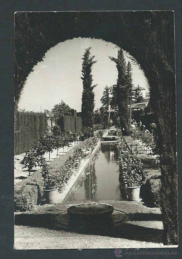 Antique Photography: antigua foto fotografia granada jeneralife a&ntilde;o 1957 original