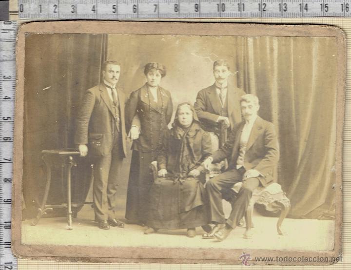 Fotografia antiga: FOTO FAMILIAR ESTUDIO 1913.