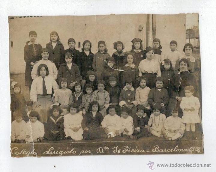 Fotografia antica: FOTOGRAFIA ANTIGUA - COLEGIO DE BARCELONA - A&Ntilde;O 1916 -