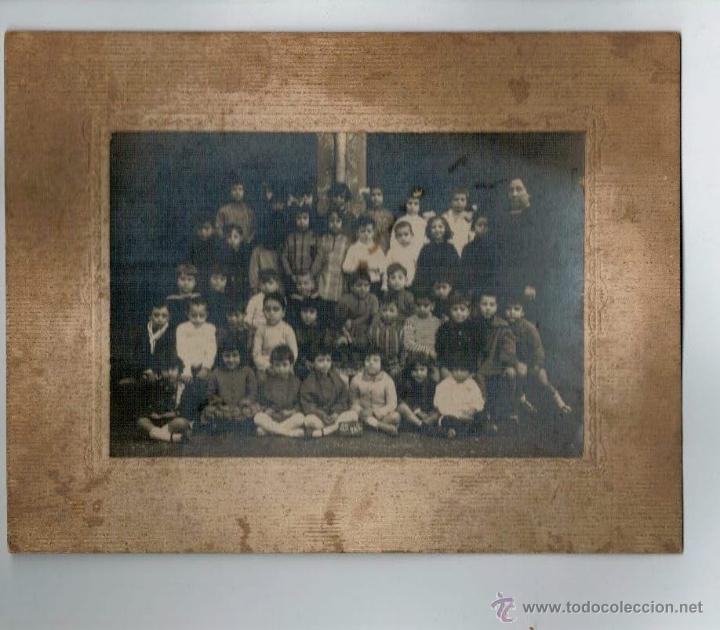 Fotografia antica: FOTOGRAFIA ANTIGUA - GRUPO DE NI&Ntilde;OS Y NI&Ntilde;AS -