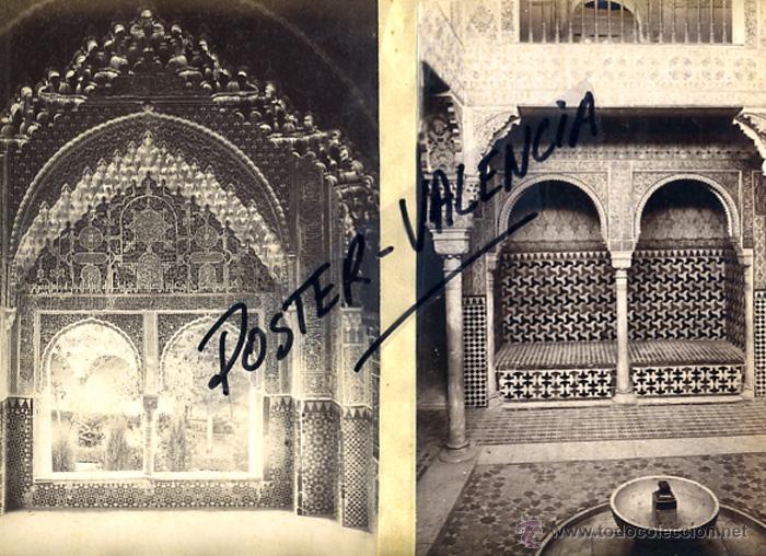 Alte Fotografie: FOTOGRAFIA ALBUMINA, 4 FOTOS DE GRANADA , VER FOTOS, ORIGINAL, F24