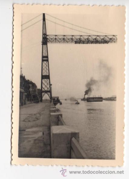 Antique Photography: FOTOGRAFIA DEL PUERTO DE BILBAO EN 1958 - FOTO ANTIGUA