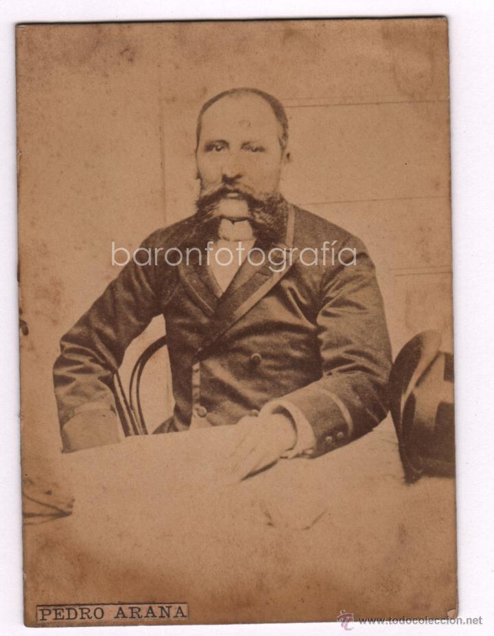 Antique Photography: PEDRO ARANA, 8,5X12CM.