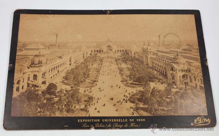 Antique Photography: Par&iacute;s, exposici&oacute;n universal de 1900, gran alb&uacute;mina 31x47 cm. Foto: Neurdein, Par&iacute;s.