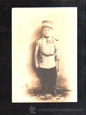 Fotografia antica: FOTOGRAFIA ANTIGUA. NI&Ntilde;O VESTIDO DE MILITAR CUBANO. 9 X 14CM. CUBA