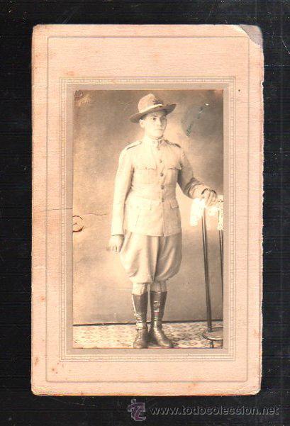Fotografia antica: FOTOGRAFIA ANTIGUA. MILITAR CUBANO. 18 X 11CM.