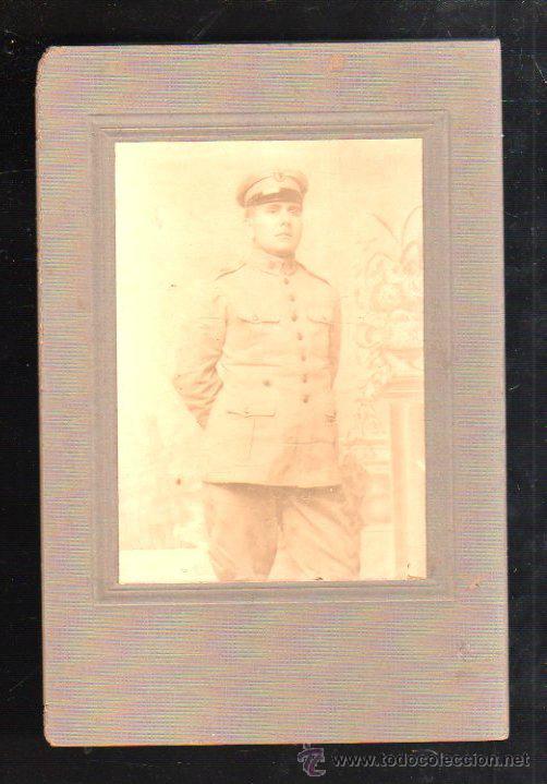 Antique Photography: FOTOGRAFIA ANTIGUA. MILITAR CUBANO CON NI&Ntilde;A. DOMINGO MORALES, CUBA. 15 X 23CM