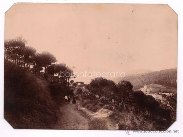 Antique Photography: Vallvidrera, Vilajoana, 1890's. Fotograf&iacute;a 13x17cm.