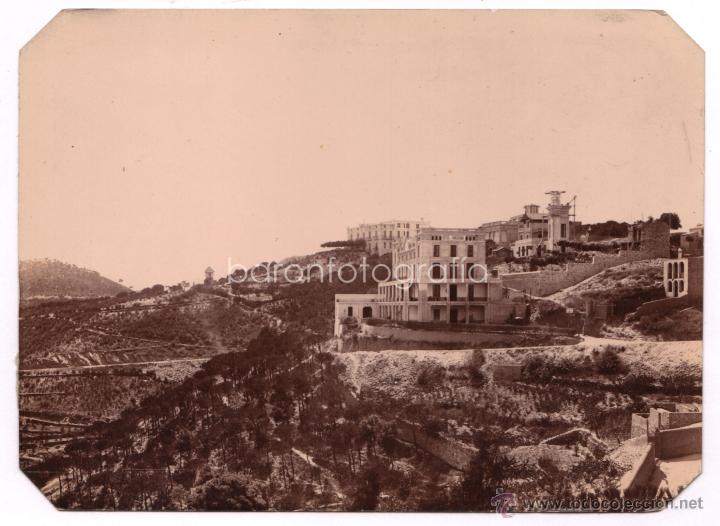 Antique Photography: PUEBLO POR IDENTIFICAR. Provincia de Tarragona seguramente, 1890's. 13x17cm.