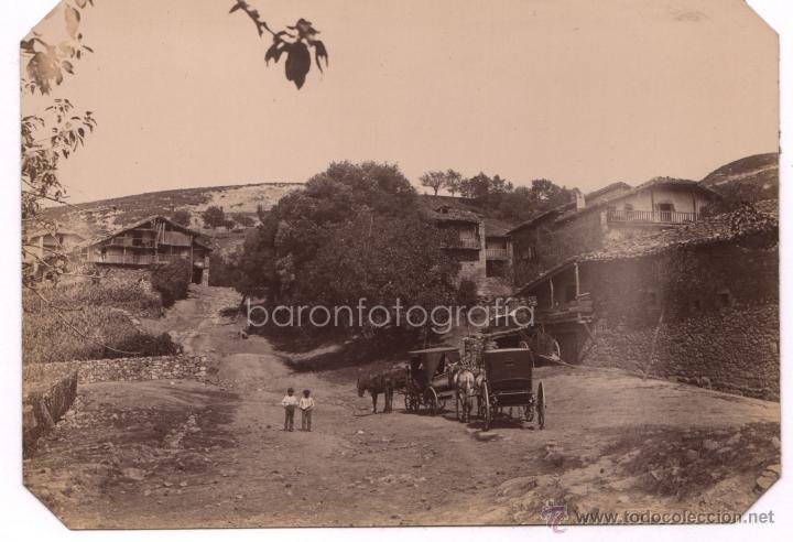 Antique Photography: PUEBLO POR IDENTIFICAR. Provincia de Tarragona seguramente, 1890's. 13x17cm.