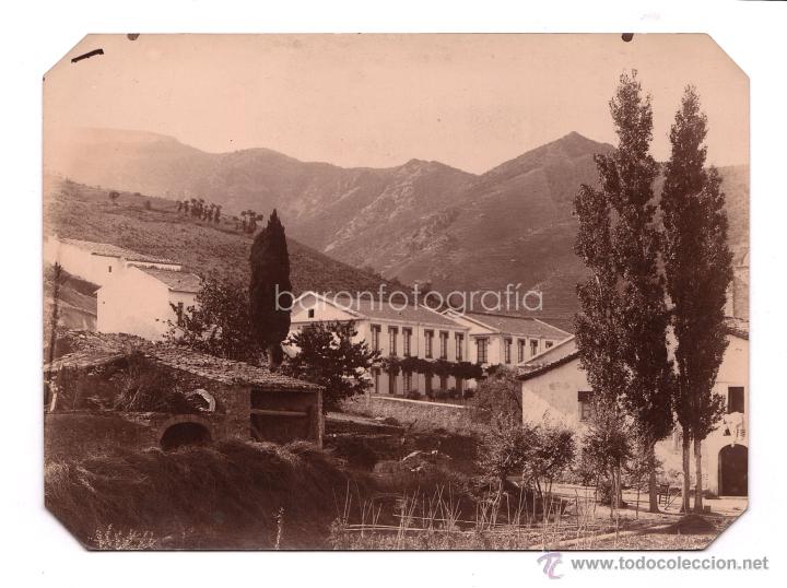 Antique Photography: PUEBLO POR IDENTIFICAR. Provincia de Tarragona seguramente, 1890's. 13x17cm.