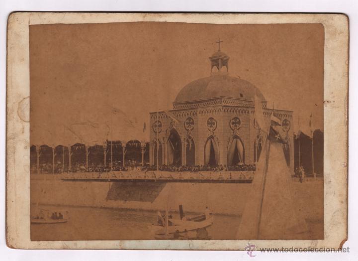 Antique Photography: Espa&ntilde;a. Tribuna real por identificar, alb&uacute;mina 1880's aprox. 17x25 cm.