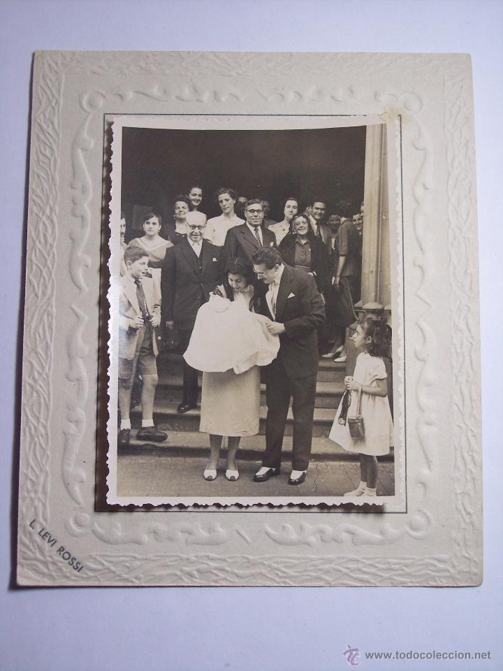 Fotografia antica: FOTOGRAFIA DE UN BAUTIZO - REPORTERO FOTOGR&Aacute;FICO L. LEVI ROSSI