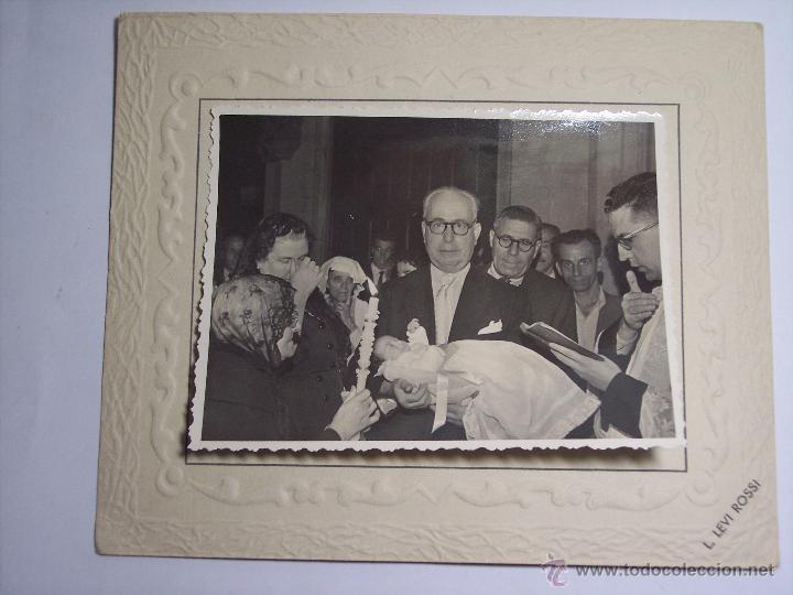 Fotografia antica: FOTOGRAFIA DE UN BAUTIZO - REPORTERO FOTOGR&Aacute;FICO L. LEVI ROSSI