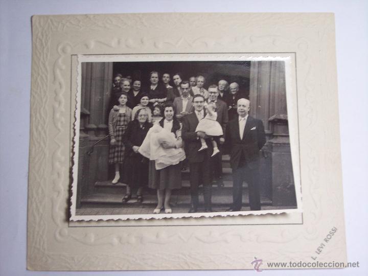 Fotografia antica: FOTOGRAFIA DE UN BAUTIZO - REPORTERO FOTOGR&Aacute;FICO L. LEVI ROSSI