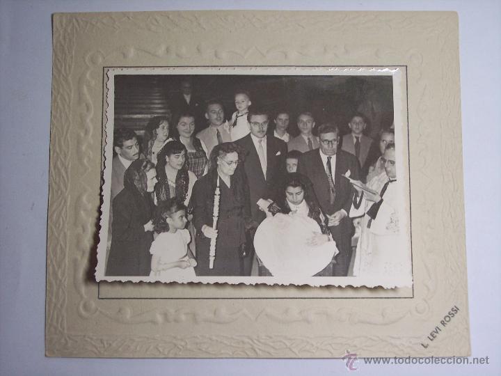 Fotografia antica: FOTOGRAFIA DE UN BAUTIZO - REPORTERO FOTOGR&Aacute;FICO L. LEVI ROSSI