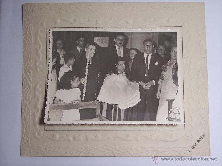 Fotografia antica: FOTOGRAFIA DE UN BAUTIZO - REPORTERO FOTOGR&Aacute;FICO L. LEVI ROSSI