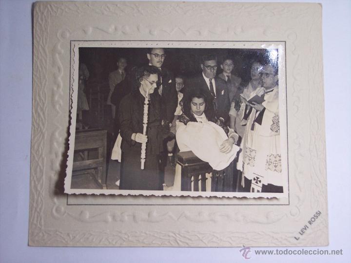 Fotografia antica: FOTOGRAFIA DE UN BAUTIZO - REPORTERO FOTOGR&Aacute;FICO L. LEVI ROSSI