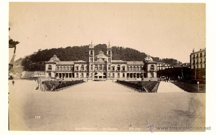 Antique Photography: ND Neurdein 112 San sebastian Guip&uacute;zcoa el casino