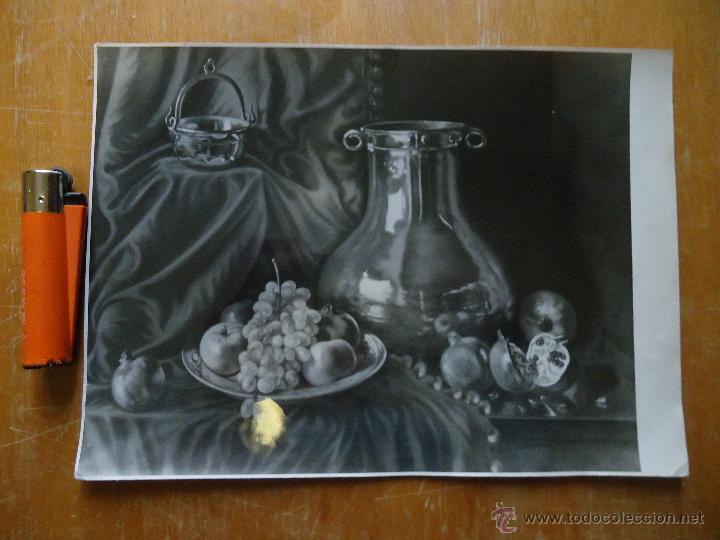 Fotografia antica: ANTIGUA FOTOGRAFIA GRAN TAMA&Ntilde;O BODEGON