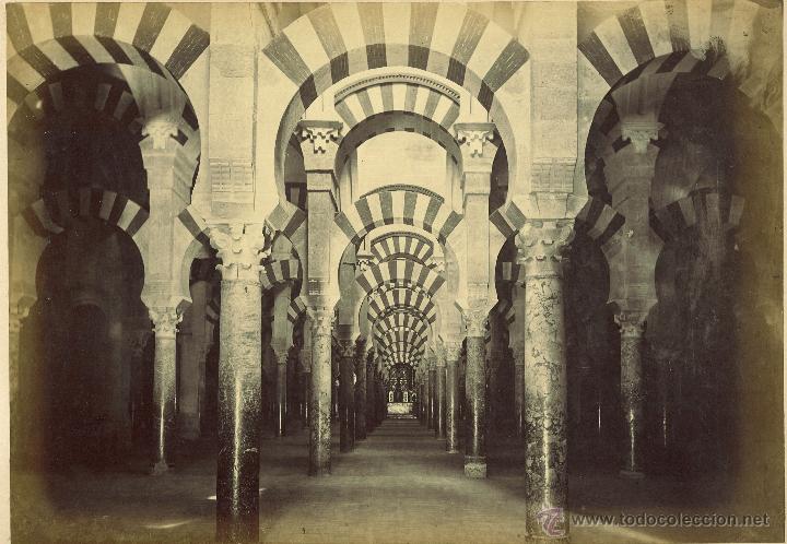 Antique Photography: Laurent.307 bis. C&oacute;rdoba.vista interior de la Mezquita
