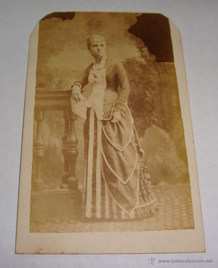 Fotografia antica: Antigua Fotograf&iacute;a. Albumina. S.XIX. La Gerundense - Gerona.