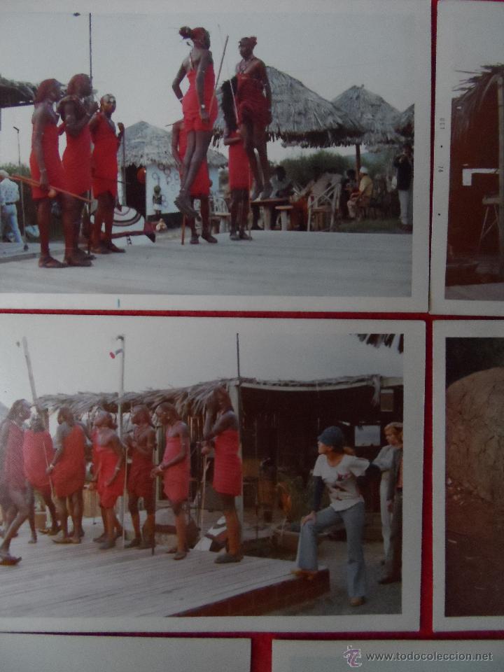 Fotograf&iacute;a antigua: foto tribu etnica africa vintage a&ntilde;os 70 lote de 10 fotos jefe de tribu