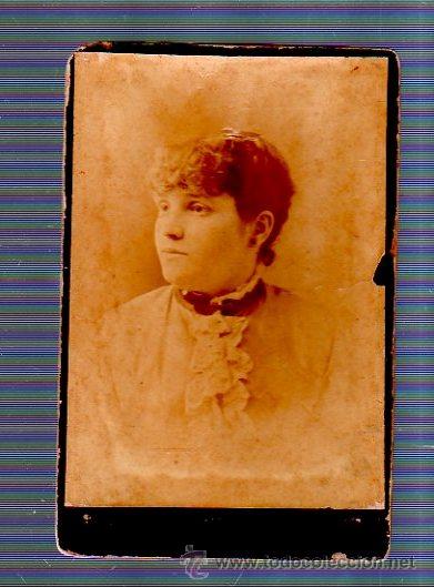 Fotografia antica: CUBA. FOTOGRAFIA DE ESTUDIO DE UNA MUJER. FOTO N.E.MACEO. 11 X 16CM.